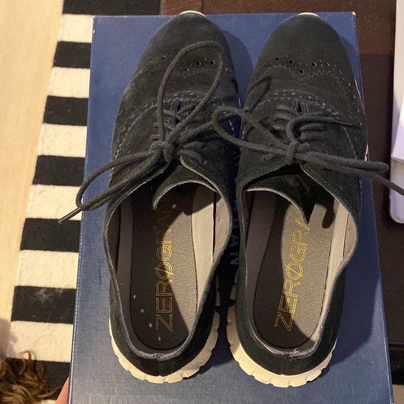 Cole Haan Zerogrand Suede Oxford shoes - Picture 2 of 6